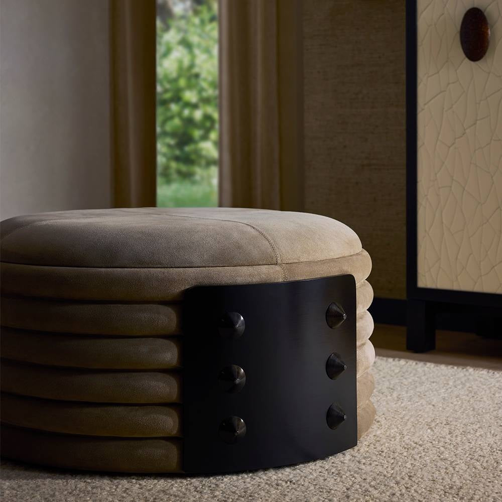 Arteriors - FOI16 - Ottoman - Titus - Taupe/Sable