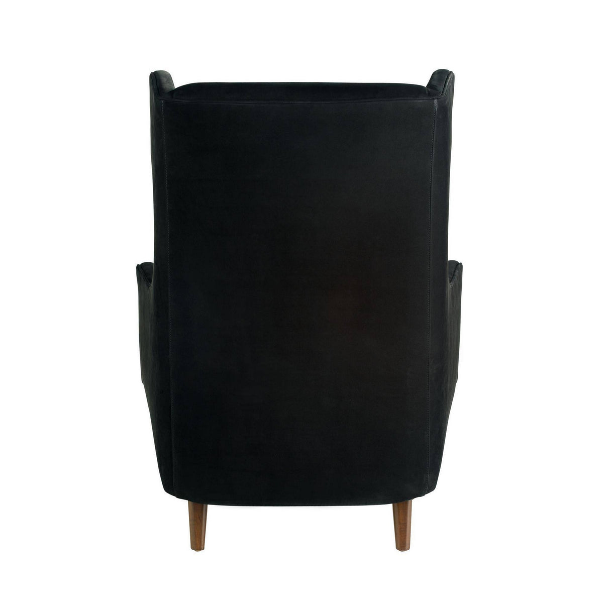 Arteriors - FRU16 - Chair - Budell - Noir Nubuck/Dark Walnut
