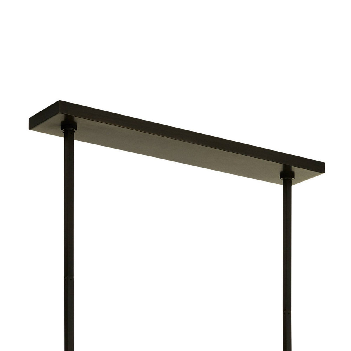 Arteriors - DLC49 - Six Light Linear Chandelier - Vetrina - Molten Umber/English Bronze