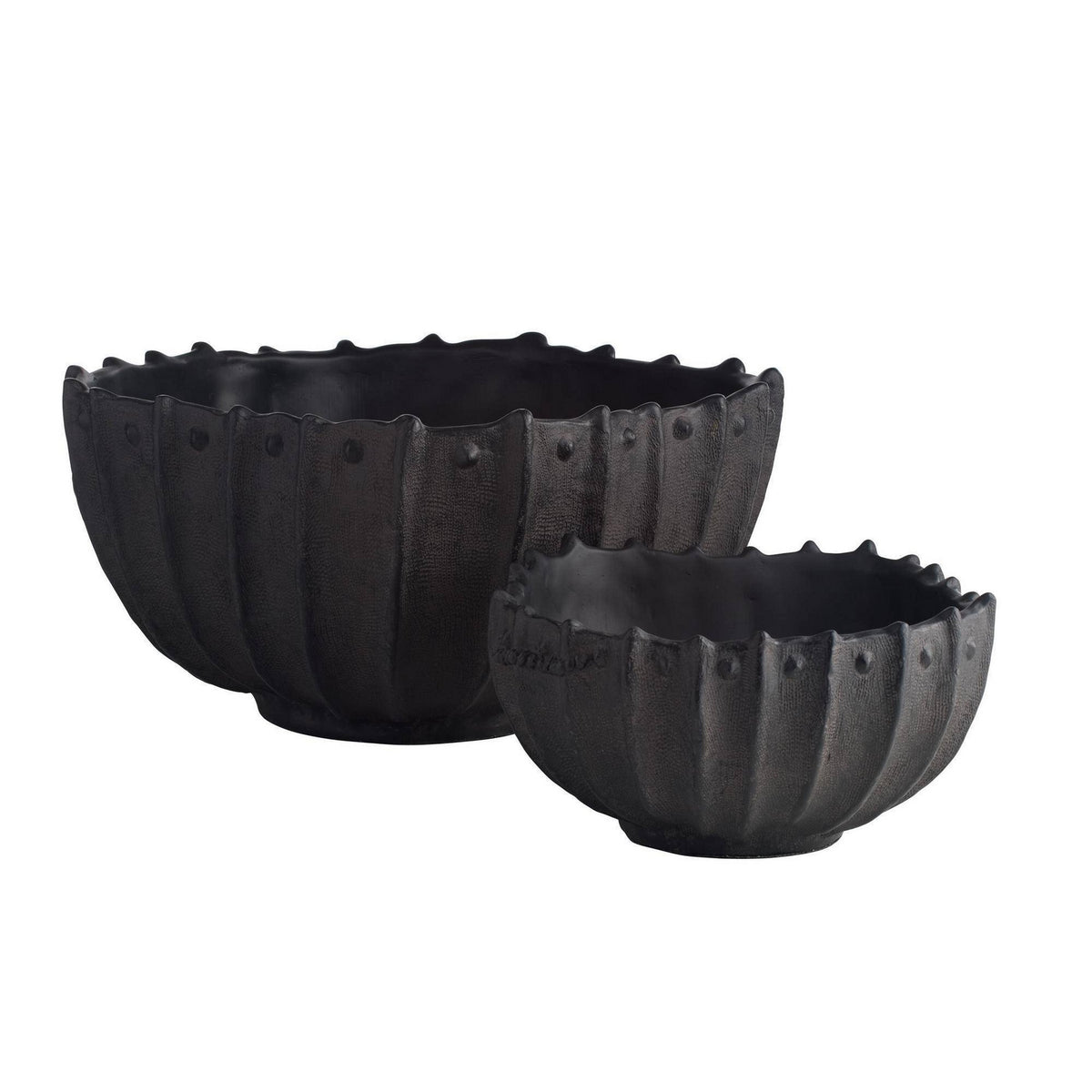 Arteriors - GDATC01 - Centerpieces, Set of 2 - Neushoorn - Ebony