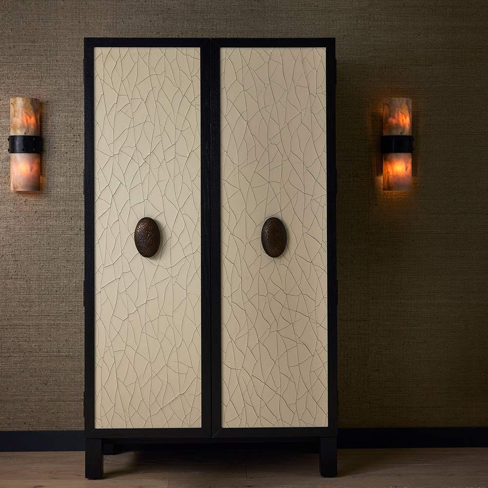 Arteriors - FNS23 - Cocktail Cabinet - Soko - Ivory/Ebony