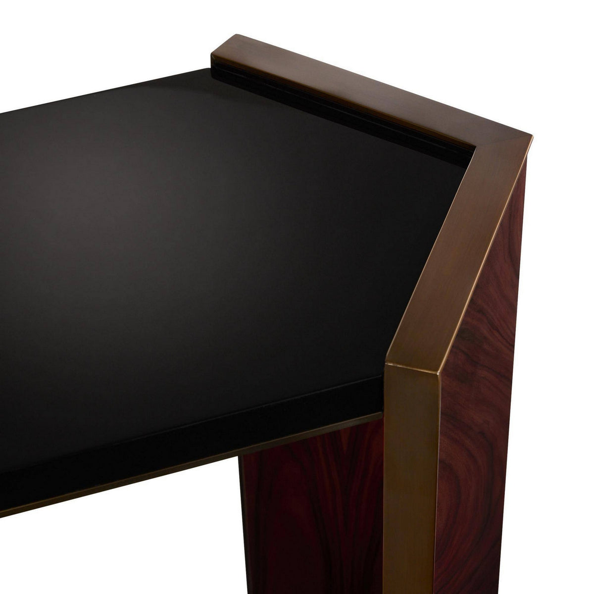 Arteriors - FLS12 - Console - Argyle - Black/Santos Rosewood