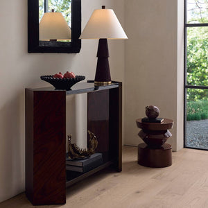 Arteriors - FLS12 - Console - Argyle - Black/Santos Rosewood