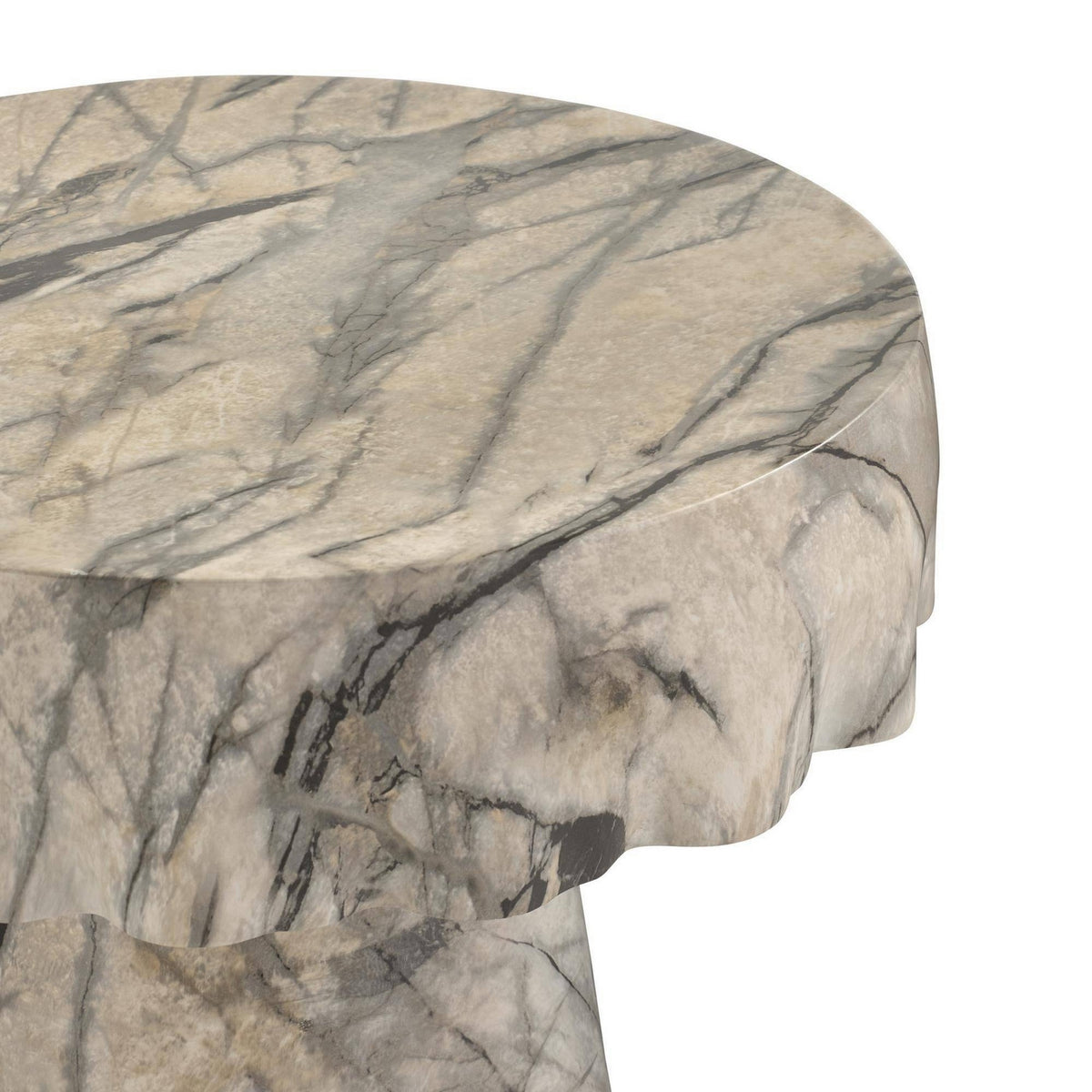 Arteriors - FES19 - Accent Table - Mirelle - Mojave Faux Marble