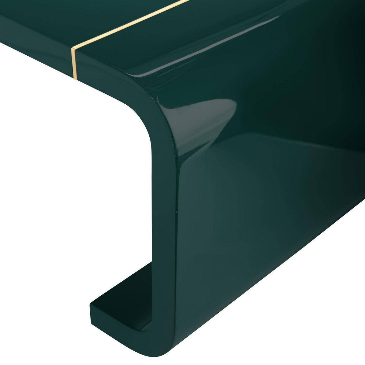 Arteriors - FCS24 - Coffee Table - Turnley - Peacock/Antique Brass