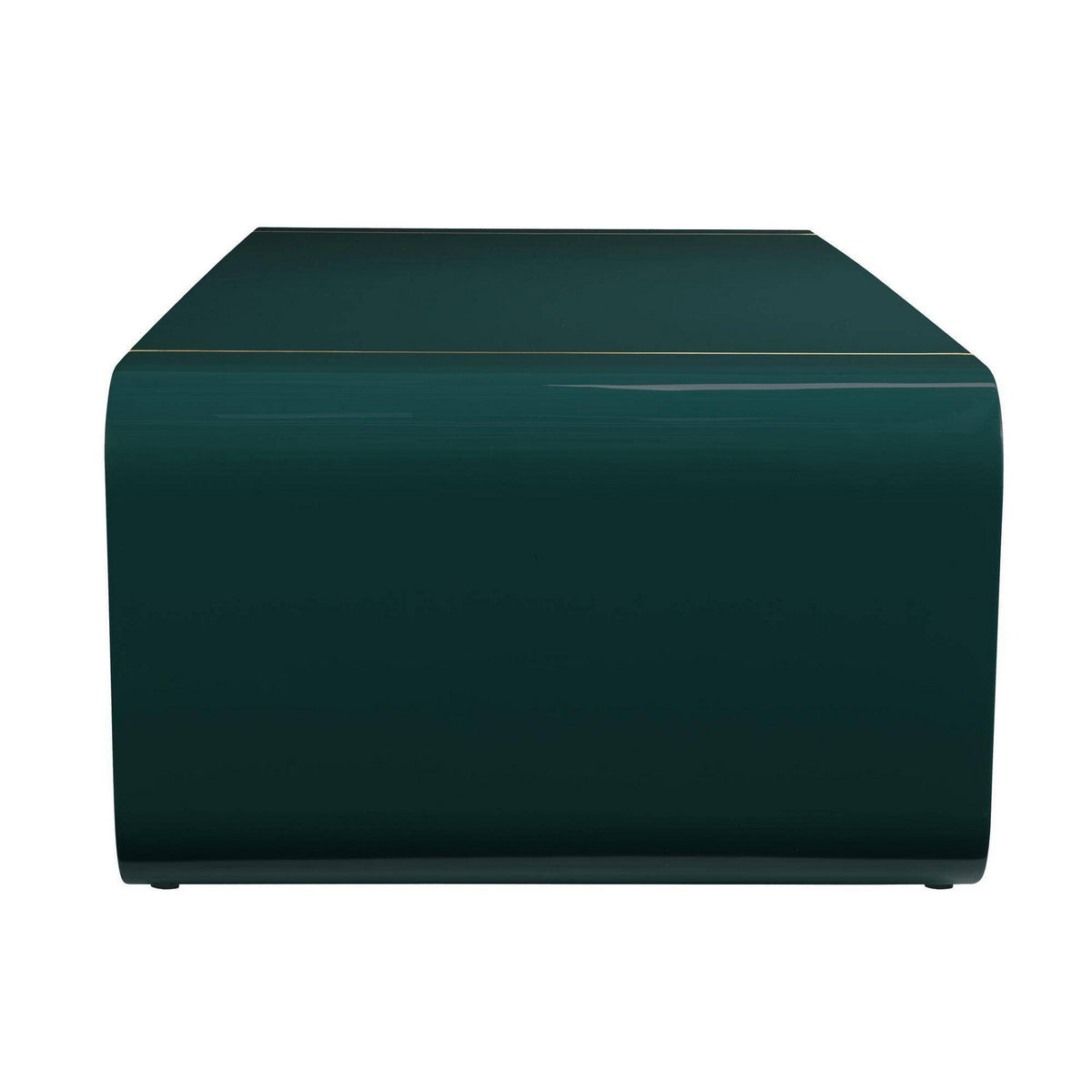 Arteriors - FCS24 - Coffee Table - Turnley - Peacock/Antique Brass
