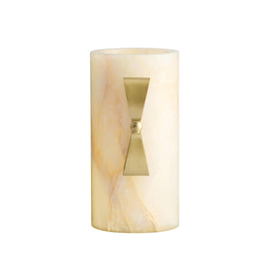 Arteriors - AVC19 - Vase - Monet - White/Antique Brass
