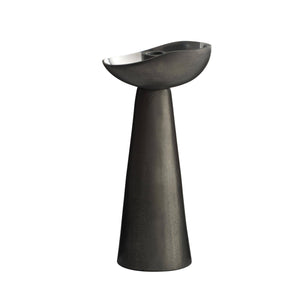Arteriors - ACI09 - Candle Holders, Set of 2 - Argemone - Blackened/Polished Silver