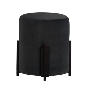 Arteriors - FOI15 - Accent Stool - Wexler - Pebble/Blackened Iron