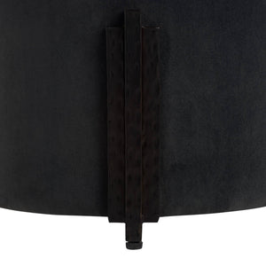 Arteriors - FOI15 - Accent Stool - Wexler - Pebble/Blackened Iron