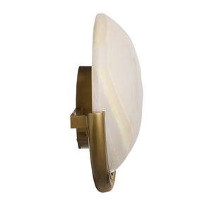 Arteriors - DWC101 - LED Wall Sconce - Alicia - White/Antique Brass