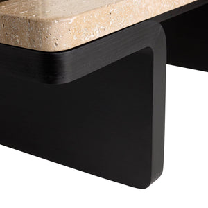 Arteriors - FCI33 - Coffee Table - Europa - Natural/Ebony