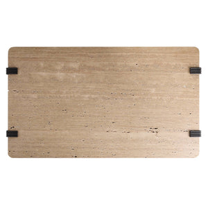 Arteriors - FCI33 - Coffee Table - Europa - Natural/Ebony