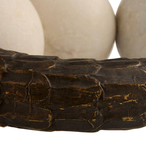 Arteriors - ASI22 - Sculpture - Sonora - White/Bronze