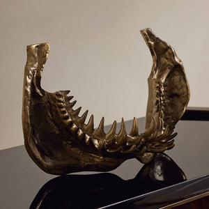 Arteriors - ASI23 - Sculpture - Mako - Antique Brass