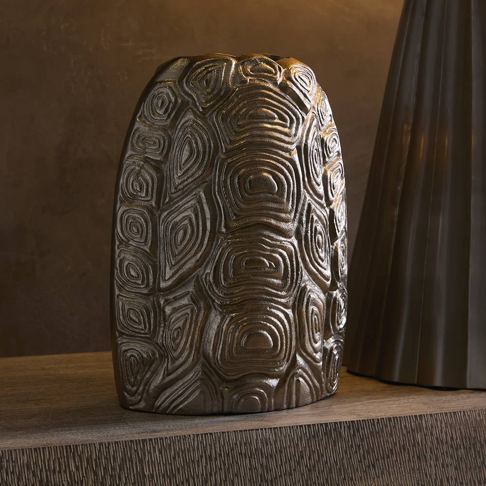 Arteriors - AVI09 - Vase - Ridley - Vintage Silver