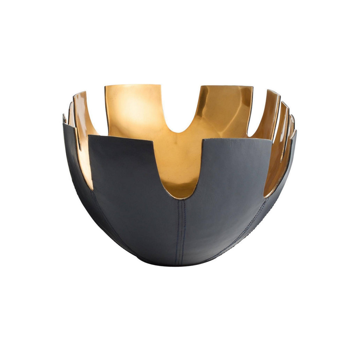 Arteriors - ATI13 - Centerpiece - Triomphe - Navy/Antique Brass