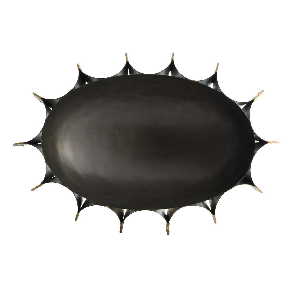 Arteriors - ATI14 - Centerpiece - Morrison - Natural Iron/Antique Brass