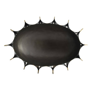 Arteriors - ATI14 - Centerpiece - Morrison - Natural Iron/Antique Brass