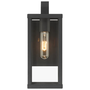 Access - 20152MG-BL/CLR - One Light Outdoor Wall Mount - Augusta - Black