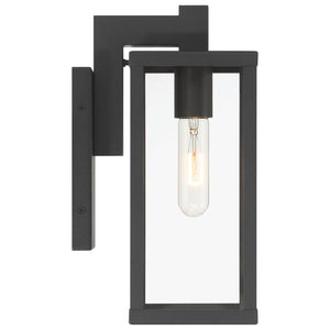 Access - 20152MG-BL/CLR - One Light Outdoor Wall Mount - Augusta - Black