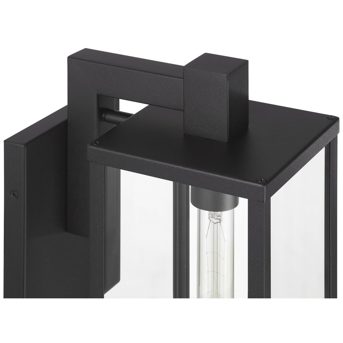 Access - 20152MG-BL/CLR - One Light Outdoor Wall Mount - Augusta - Black