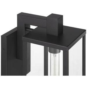 Access - 20152MG-BL/CLR - One Light Outdoor Wall Mount - Augusta - Black