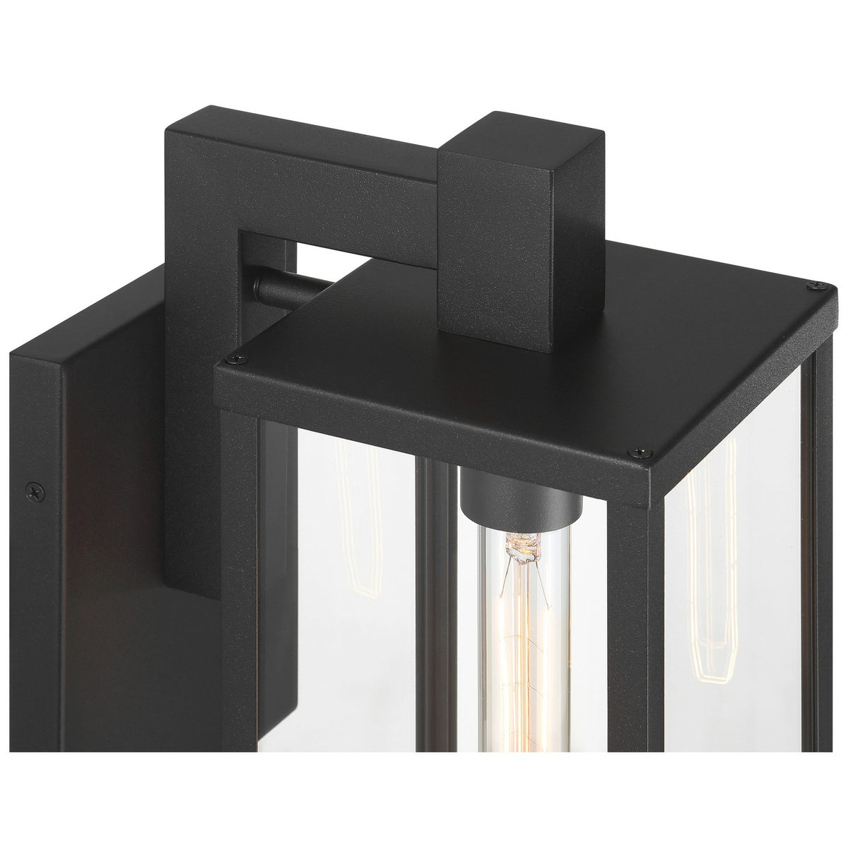 Access - 20153MG-BL/CLR - One Light Outdoor Wall Mount - Augusta - Black