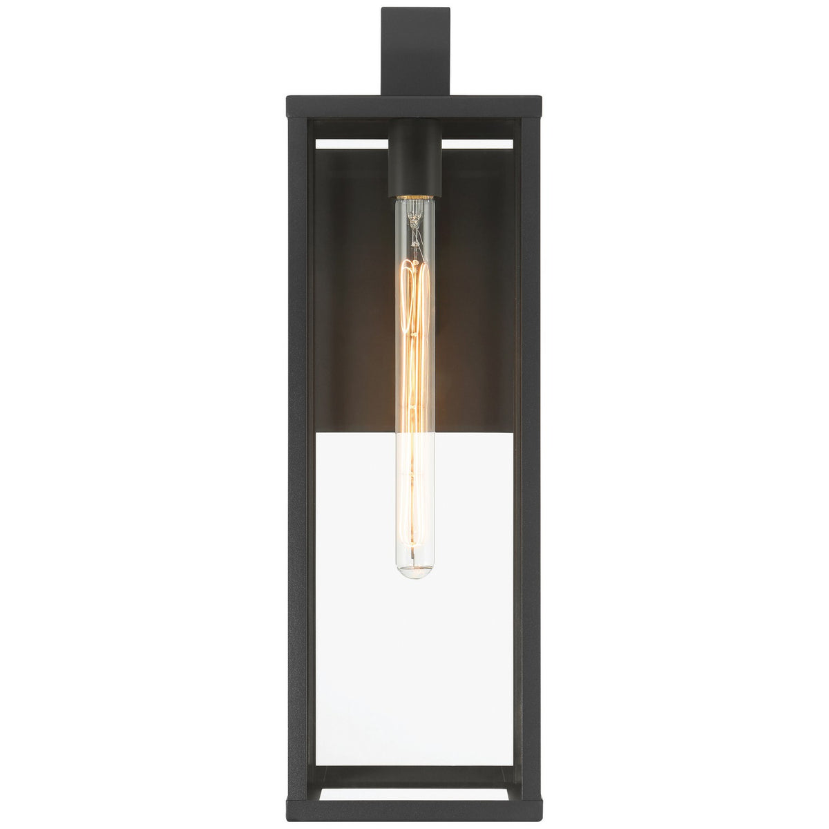 Access - 20154MG-BL/CLR - One Light Outdoor Wall Mount - Augusta - Black