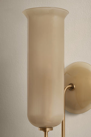 Mitzi - H1165101-PBR - One Light Wall Sconce - Alessandra - Patina Brass