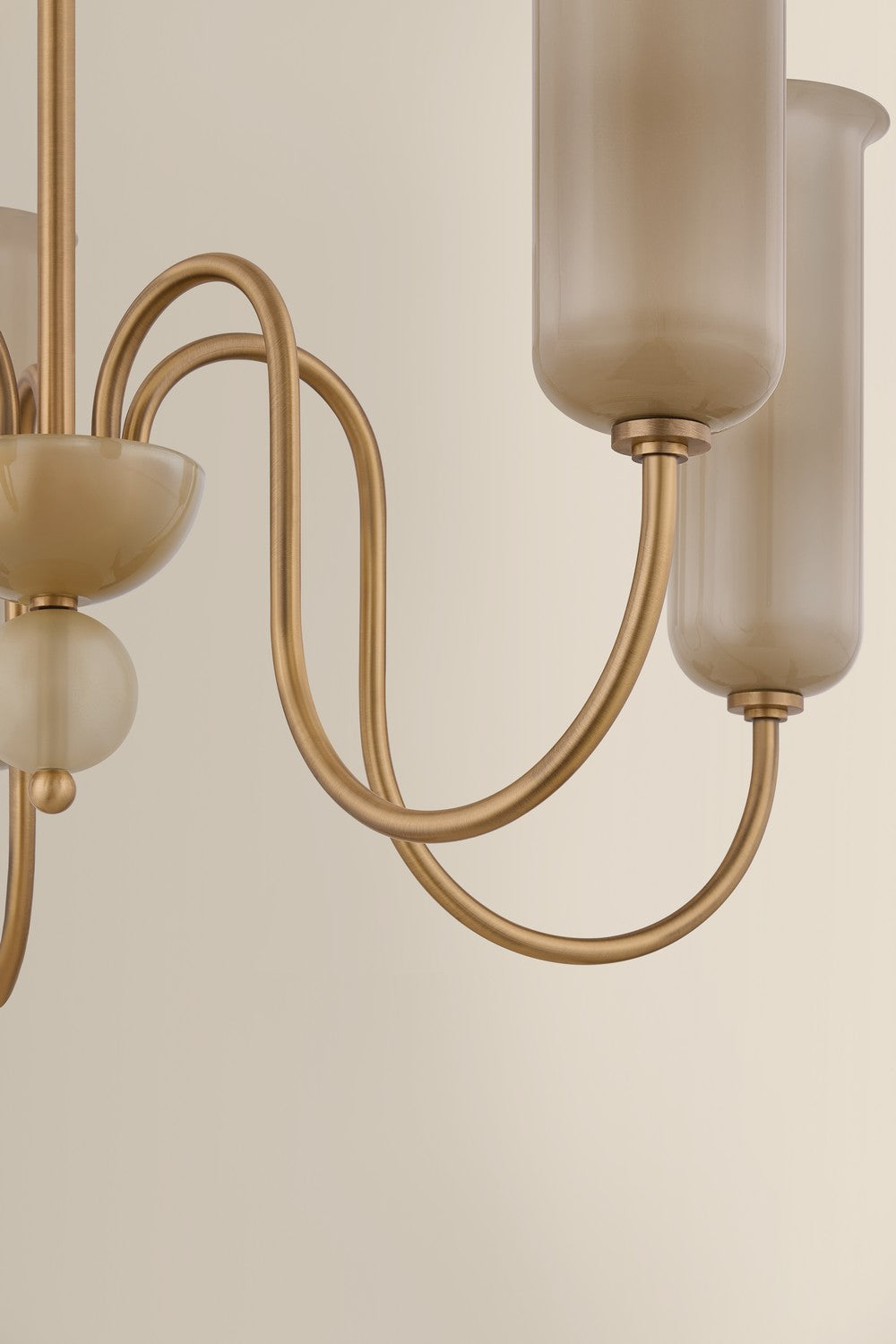 Mitzi - H1165805-PBR - Five Light Chandelier - Alessandra - Patina Brass