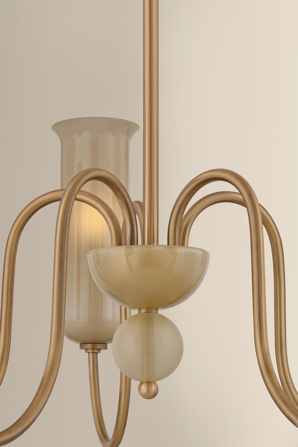 Mitzi - H1165805-PBR - Five Light Chandelier - Alessandra - Patina Brass