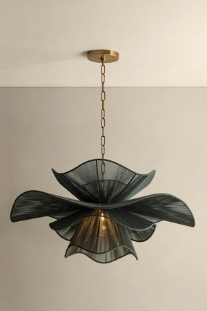 Mitzi - H1084701-PBR - One Light Chandelier - Amanda - Patina Brass