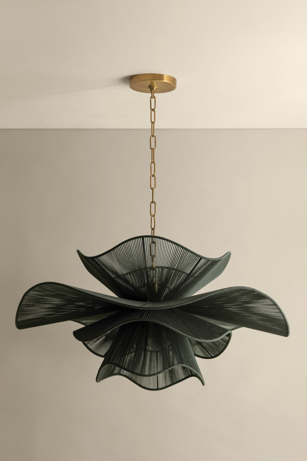 Mitzi - H1084701-PBR - One Light Chandelier - Amanda - Patina Brass