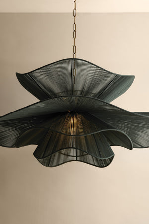 Mitzi - H1084701L-PBR - One Light Chandelier - Amanda - Patina Brass