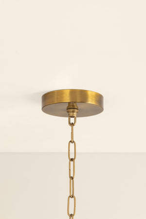 Mitzi - H1084701L-PBR - One Light Chandelier - Amanda - Patina Brass