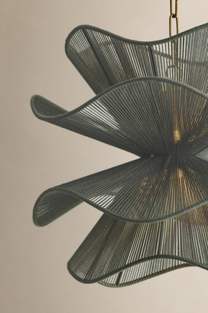 Mitzi - H1084701S-PBR - One Light Chandelier - Amanda - Patina Brass