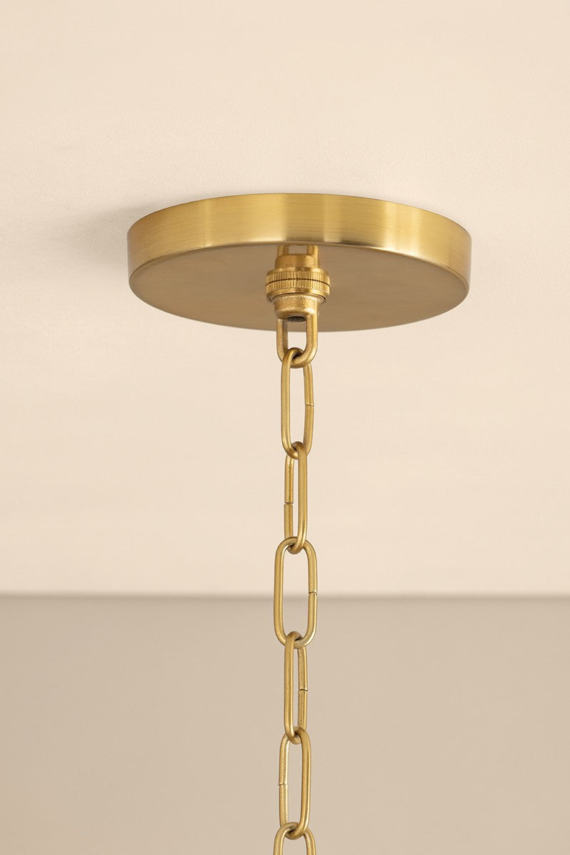 Mitzi - H1084701S-AGB - One Light Chandelier - Amanda - Aged Brass