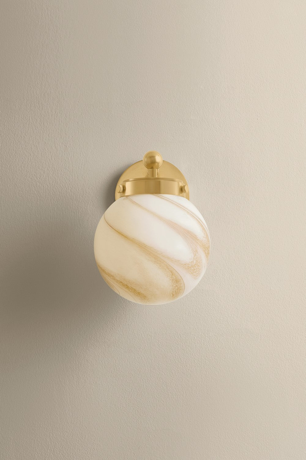Mitzi - H989101-AGB - One Light Wall Sconce - Ambra - Aged Brass