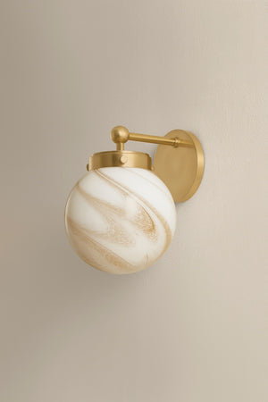 Mitzi - H989101-AGB - One Light Wall Sconce - Ambra - Aged Brass