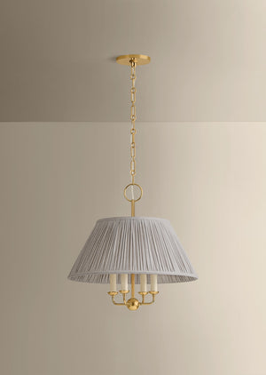 Mitzi - H1200804-AGB - Four Light Chandelier - Antonia - Aged Brass