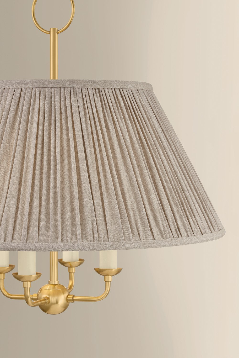 Mitzi - H1200804-AGB - Four Light Chandelier - Antonia - Aged Brass
