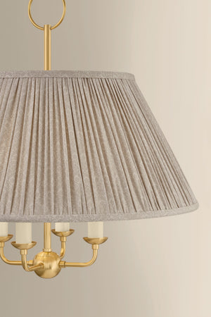 Mitzi - H1200804-AGB - Four Light Chandelier - Antonia - Aged Brass