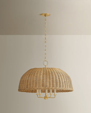 Mitzi - H859805-AGB - Five Light Chandelier - Arwen - Aged Brass