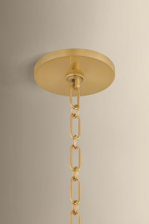 Mitzi - H859805-AGB - Five Light Chandelier - Arwen - Aged Brass