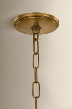 Mitzi - H1197806-PBR - Six Light Chandelier - Brinlea - Patina Brass