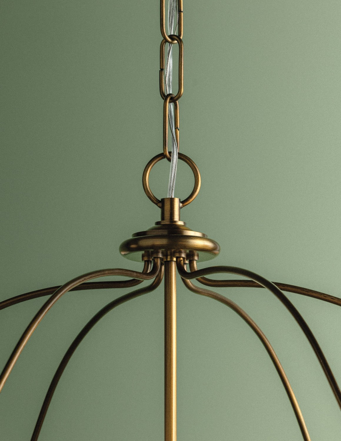 Mitzi - H1197806-PBR - Six Light Chandelier - Brinlea - Patina Brass
