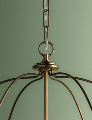 Mitzi - H1197806-PBR - Six Light Chandelier - Brinlea - Patina Brass