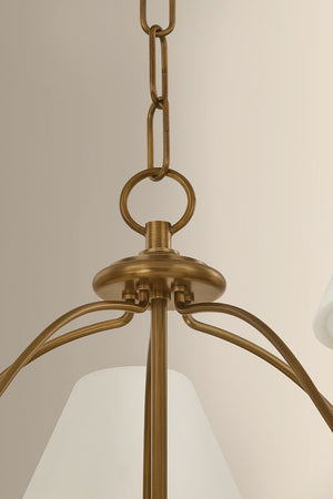 Mitzi - H1197805-PBR - Five Light Chandelier - Brinlea - Patina Brass