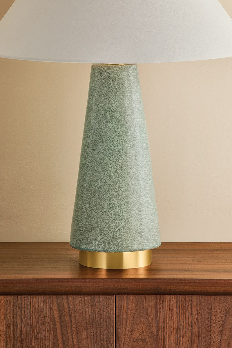 Mitzi - HL977201-AGB/CIS - One Light Table Lamp - Dalaila - Aged Brass